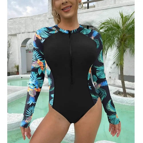 Striped Long Sleeves Swimwear - Beach & Bikinis - Picture 54 of 116