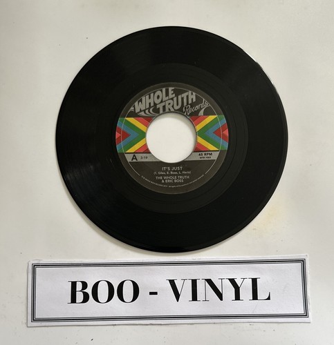 The Whole Truth - It's Just...7” Electronic / Disco Dub Vinyl Record 2019 EX - Picture 2 of 5