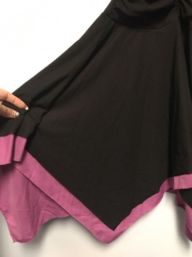 Taboo Dress Size Medium Black Purple Goth Or Halloween Costumes Party - Imagen 7 de 11