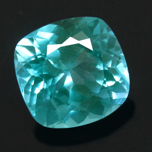 Cojinete de cobre azul natural certificado turmalina Paraiba 18x15 mm gemas de cojín - Imagen 4 de 4