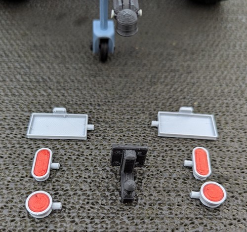1/10 RC Crawler Trailer Anhänger (3D Druck) mit allem Zubehör - Bild 5 von 6
