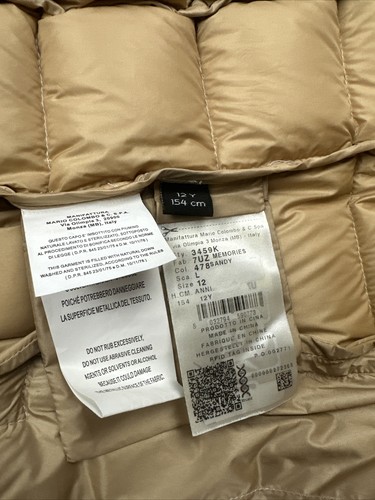 Colmar Girl’s Bronze Hooded Puffer Coat Jacket Size 12 Y - Picture 8 of 21