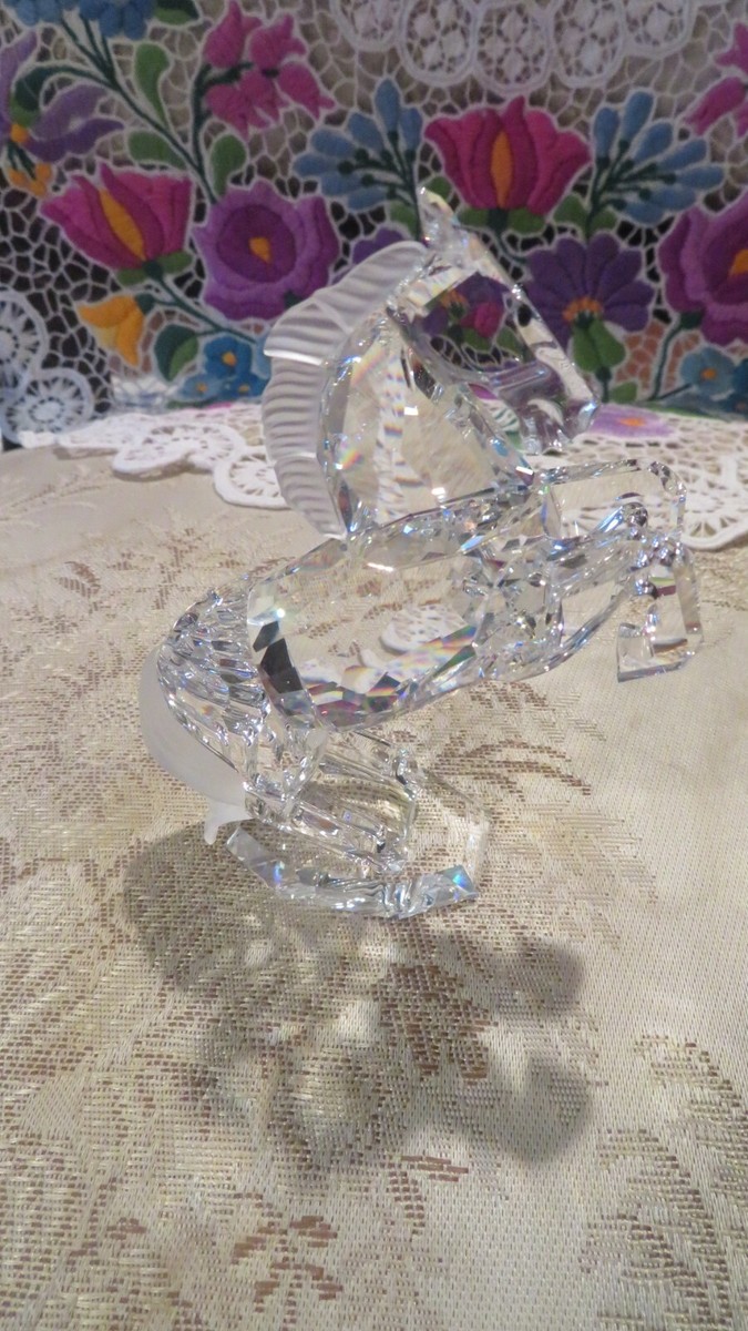 SWAROVSKI 馬 クリスタル VINTAGE 1992 SWAROVSKI CRYSTAL STALLION HORSE 7612 RETIRED