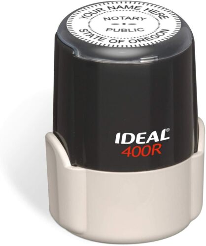 State of Louisiana | Custom Round Self-Inking Notary Public Stamp Ideal 400R - Picture 3 of 3