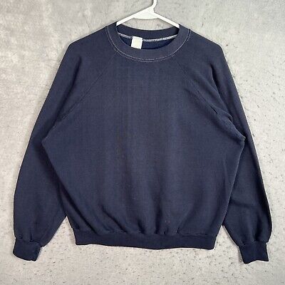 Vintage 70s Sportswear Sweater Adult Medium Blue Crewneck Vintage 70s Sportswear Sweater Adult Medium Blue Crewneck