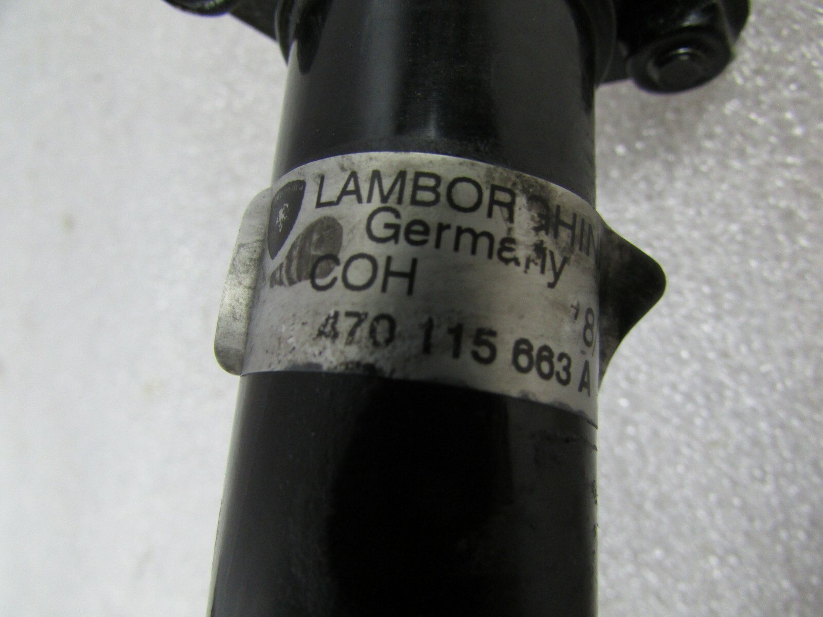 Lamborghini Aventador LP-700, Oil Cooler Line, Used, P/N 470115663A