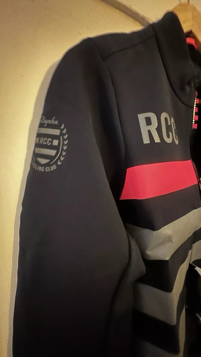 Chaussettes Rapha RCC Pro Team Pour Cyclisme - Noir/Rose, Taille M (UK 7-8)