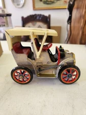 VTG Trademark Modern Toys Old-Timers No. 2 Japan 1950's Tan Car WORKS - w/Box