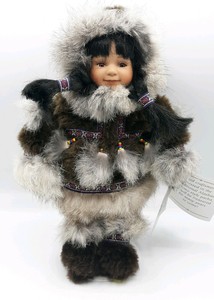 porcelain eskimo doll