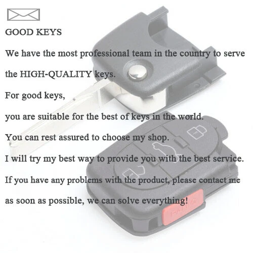 Chaveiro remoto dobrável inteligente 1J0 959 753 F para Volkswagen Passat Golf Beetle 4B - Imagem 2 de 4