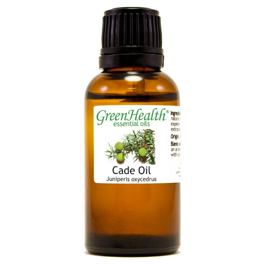 Cade Essential Oil - 1 fl oz - Amber Glass Bottle w/ Euro Dropper - GreenHealth