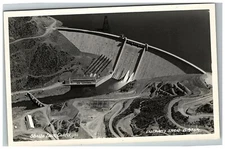 c 1930-50 Shasta Dam Real Photo Postcard Rppc California Eastman's 