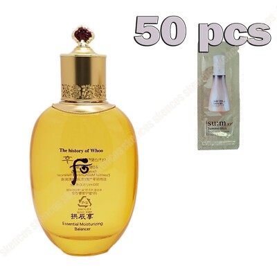 The History of Whoo Gongjinhyang Inyang Balancer 150ml + Su:m37 Elixir Essenc...