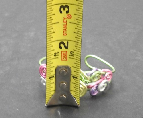 Pulsera de alambre doblado multicolor vintage se dobla fácilmente G10 - Imagen 8 de 10