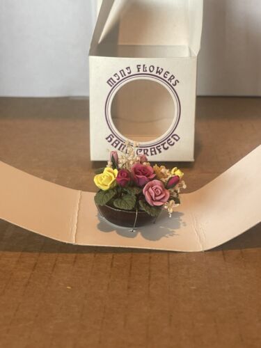 MJNJ Blumen handgefertigte Miniaturblumen für Puppenhaus RP0010 Maßstab 1:12 - Bild 1 von 5