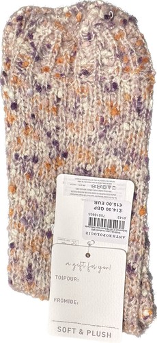 CALCETINES HOLGADOS Y SUAVES DE FELPA Lemon Anthropologie COTTAGE Botas tejidas suaves y de felpa Precio de venta sugerido por el fabricante £14 - Imagen 3 de 4