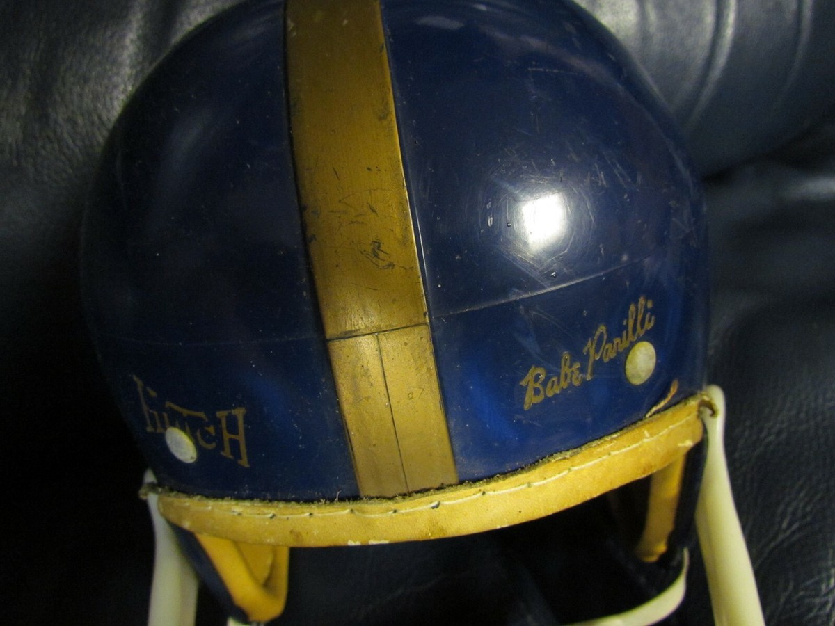 babe parilli football helmet Vintage Babe Parilli Hutch Football Helmet Size Small HS