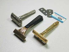 Vintage Gillette Schick Gem Micromatic Razor lot