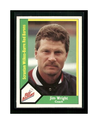 1990 Scranton Red Barons CMC #23 Jim Wright CO