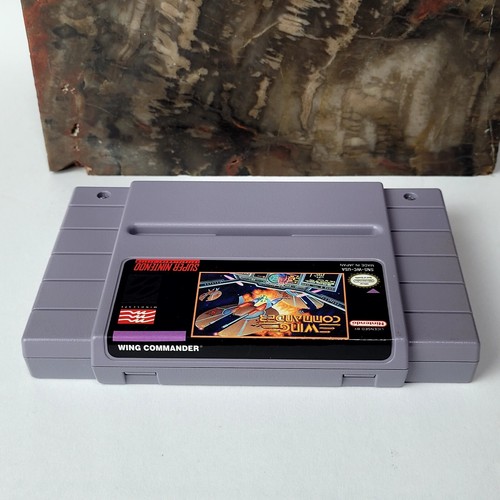 WING COMMANDER (SUPER NINTENDO, SNES 1992) AUTHENTIC VIDEO GAME CARTRIDGE  - Picture 4 of 5