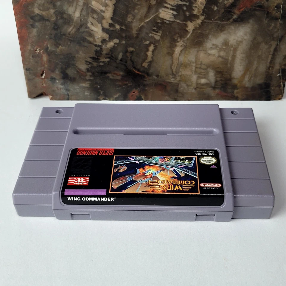 WING COMMANDER (SUPER NINTENDO, SNES 1992) AUTHENTIC VIDEO GAME CARTRIDGE  - Image 4 of 4