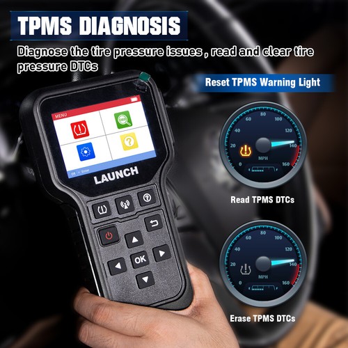 LAUNCH CRT5011E TPMS Relearn Tool Tire Pressure Sensor Programing Diagnosis Tool - Picture 16 of 22