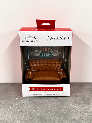 2022 Hallmark Keepsake F.R.I.E.N.D.S. Central Perk Cafe Couch Ornament