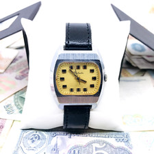 ☀️ Rare watch Raketa TV 2628 Wristwatch USSR ☭ Сalendar Service 🛠