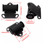 LS Engine Swap Mount Adapter Plates For Chevy S10 & GMC Sonoma - Fits LS1, LS2, LSx