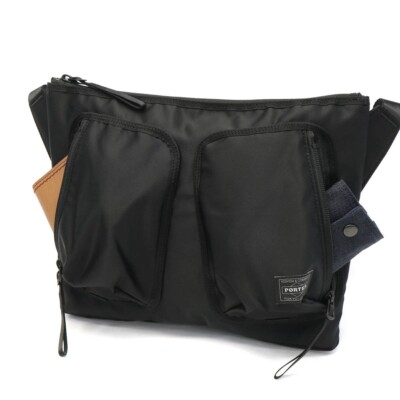 PORTER COMPART Shoulder Bag 538-16164-10 Black Yoashid & Co
