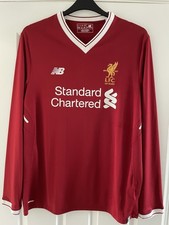 Liverpool Home shirt, rare long sleeved version. 2017