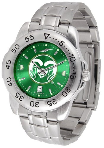 Sun Time Men's Licensed Collegiate Team Sport Steel Ano Watch (Pick Your Team) - Picture 15 of 79