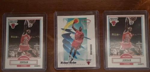 Michael Jordan Fleer SkyBox NBA Chicago Bulls Card Lot 3 Sports Trading Cards