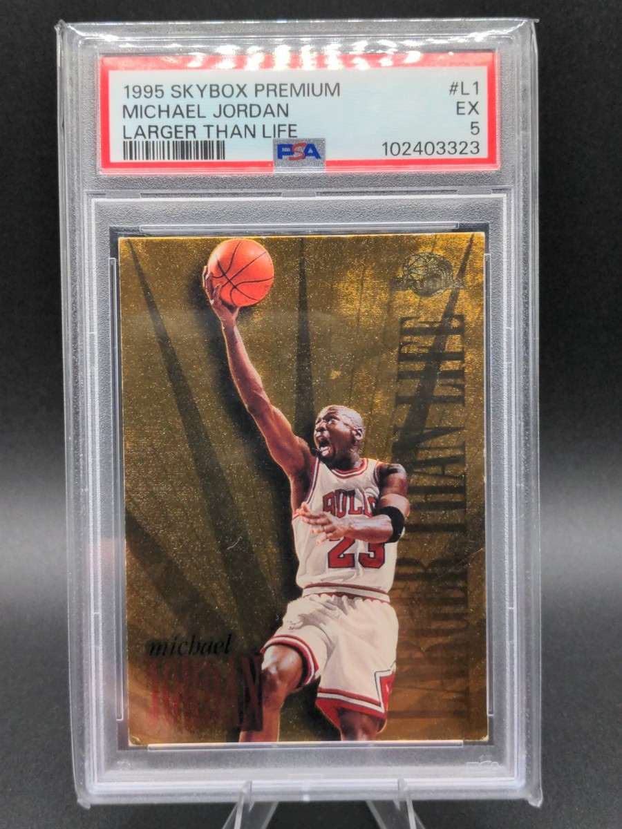 mikeページ 1995-96 Skybox Premium - Larger than Life Michael Jordan #L1