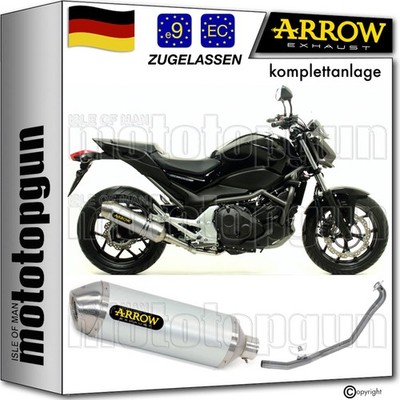 ARROW KOMPLETTANLAGE OP RACE-TECH ALUMINIUM HONDA NC 700 S 2014 14