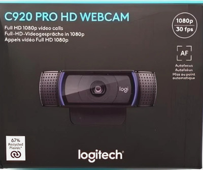 OVP : NEU : Logitech C920 HD Pro Webcam - Schwarz