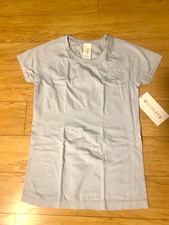 Momentum Seamless Tee 530524 ATHLETA NWT Size Small Light Blue