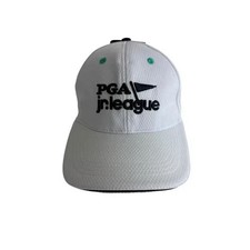 NEW Embroidered Junior PGA Championship Hat Adjustable Strapback White Golf Cap