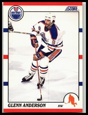 1990-91 Score American #114 Glenn Anderson Edmonton Oilers