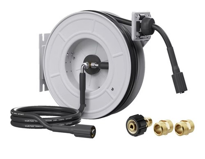 #ad Giraffe Tools Pressure Washer Hose Reel with 65ft Replaceable 1 4 Inch $89.99