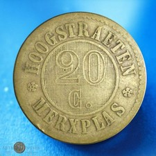 BELGIQUE - Jeton - Token - 20 Centimes "Hoogstraten Merxplas, colonies agricoles