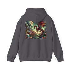 Fantasy Dragon Hoodie - Cozy Unisex Sweatshirt, Dragon Lover Gift