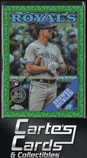 Brewer Hicklen 2023 Topps Update T88CU-95 1988 35th Chrome Green RC 91/99