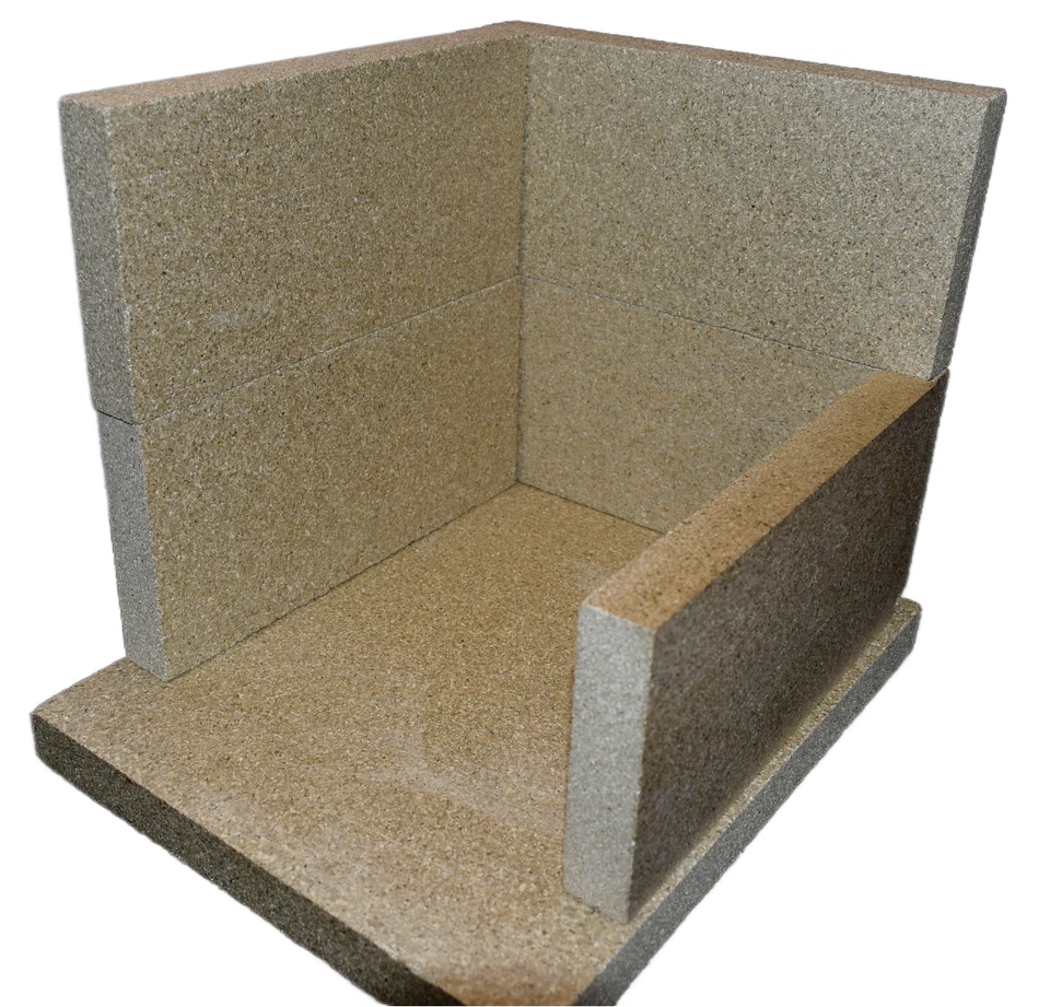Vermiculite Fire Board Brick Heat Proof Fireboard 25mm Firebrick CHOOSE SIZE - Image 3 of 4