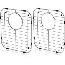 Sink Protectors for Kitchen Sink, Universal Double Bowl Sink Bottom Grid 13.2...