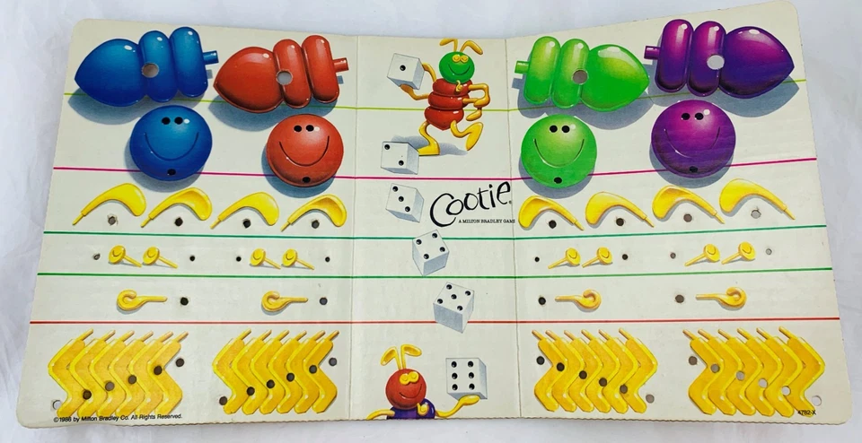 1986 Cootie Game by Milton Bradley Complete in Great Condition FREE SHIPPING - Image 4 of 4