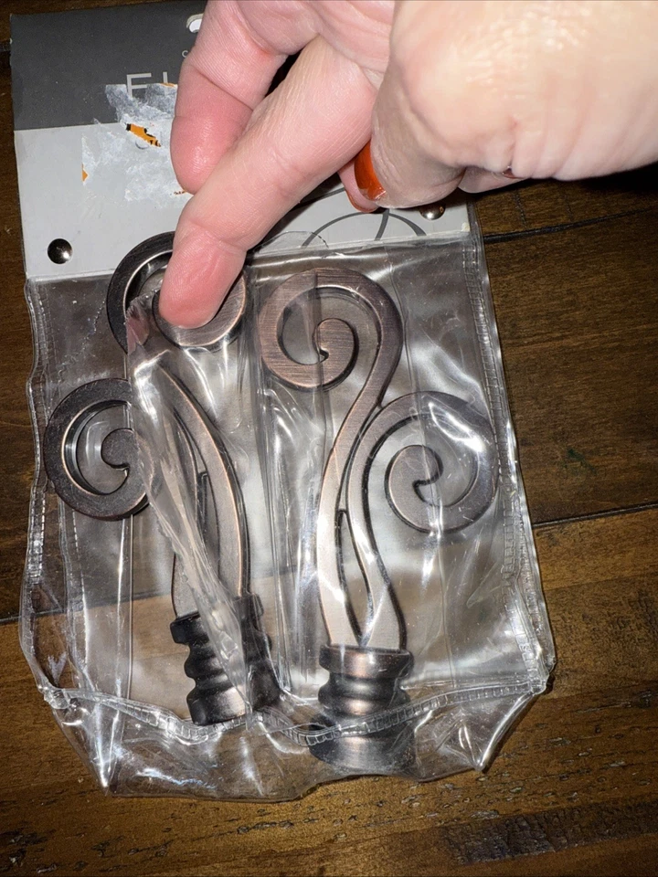 Cambria Classic Lariat флероны масло натертая бронза использовать - Cambria 5/8" занавески род - Изображение 2 из 4