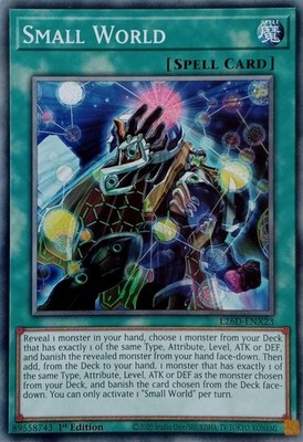 L26D-ENX23 SMALL WORLD COMMON 1ST EDITION YuGiOh CARD