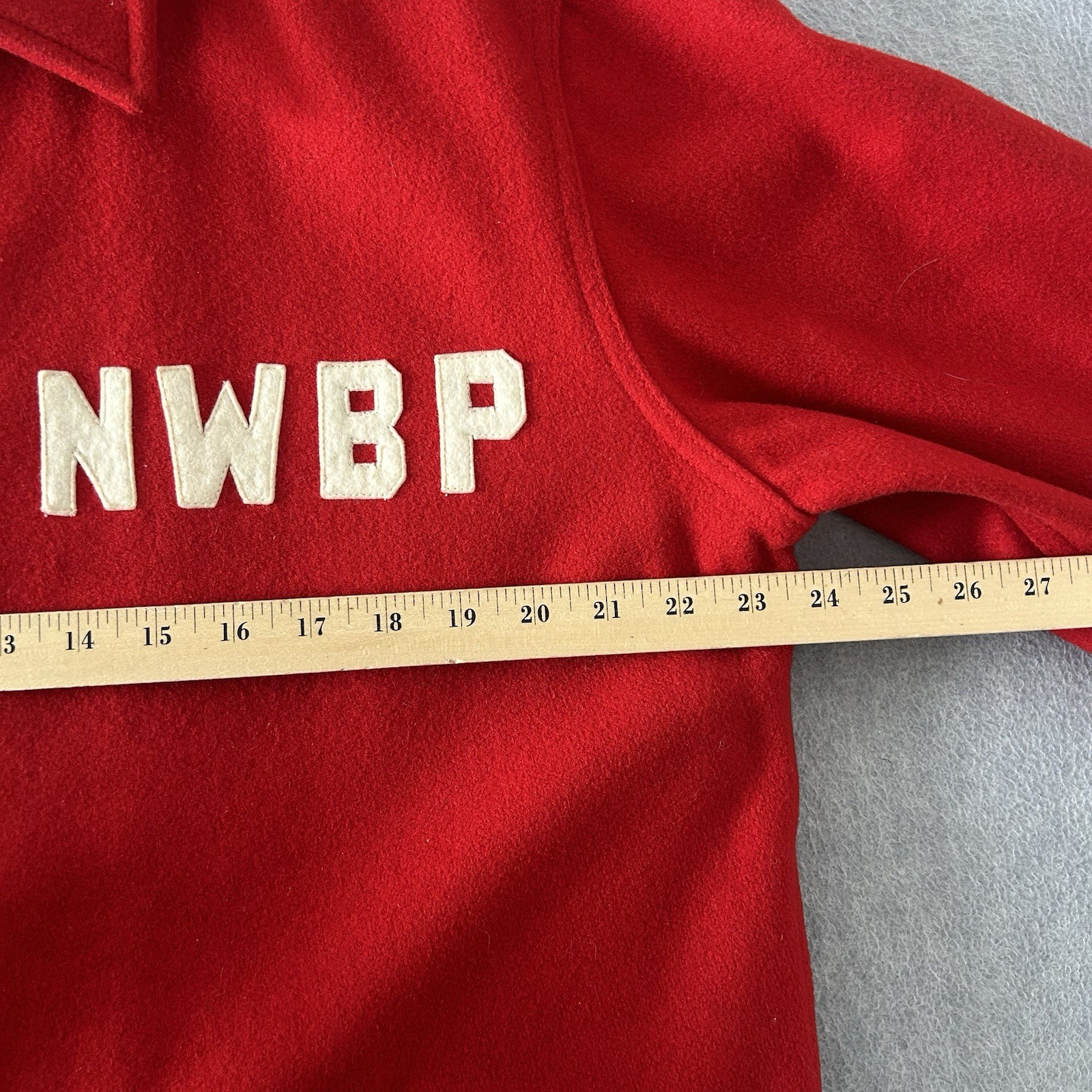 Maple Varsity Letterman Jacket Medium Vintage 196… - image 7