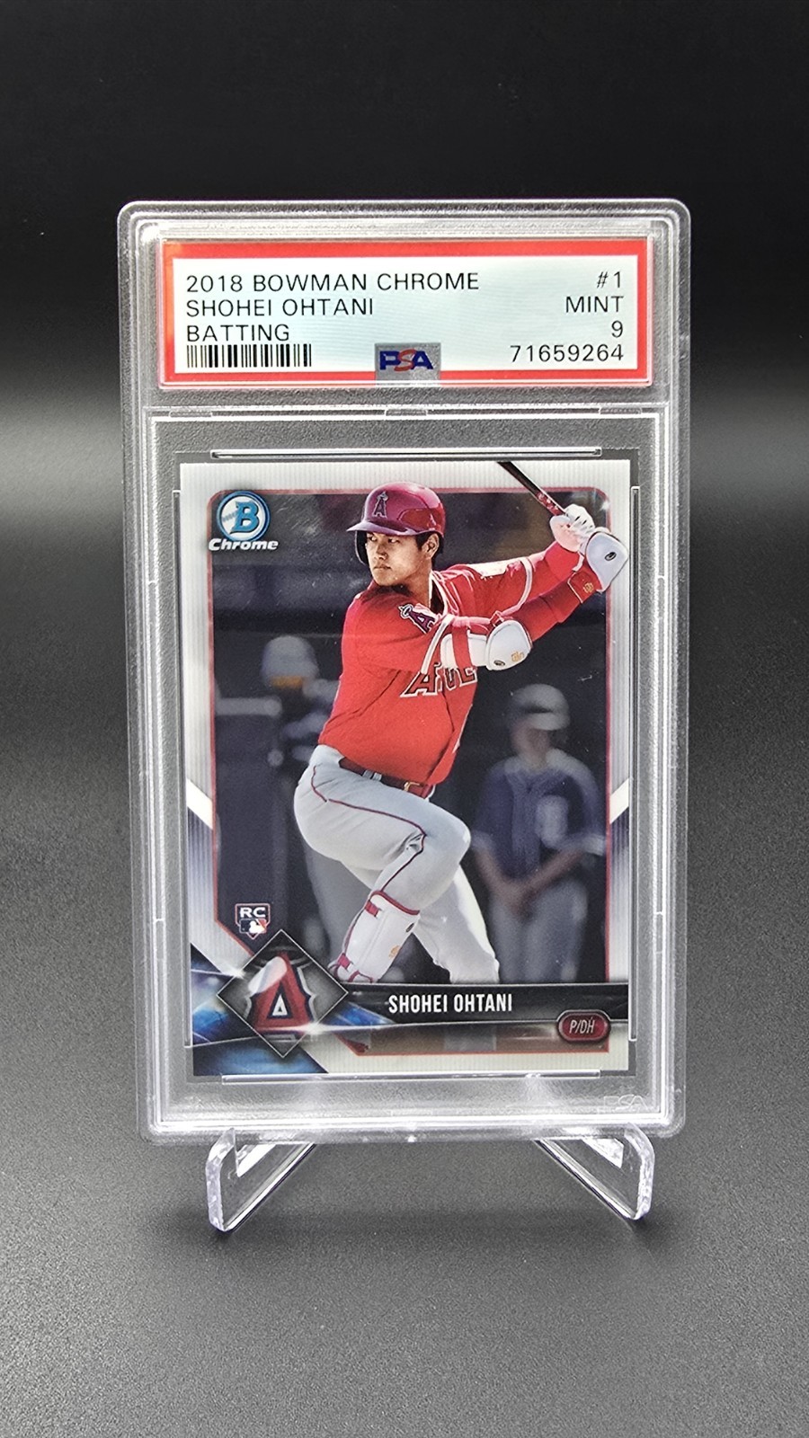 2018 Bowman Chrome Shohei Ohtani #1 Batting (RC) - LA Angels/Los Angeles Dodgers